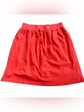 Collections E.T.C. Coral Cotton Pull-On Skort Built-In Shorts Medium NWOT